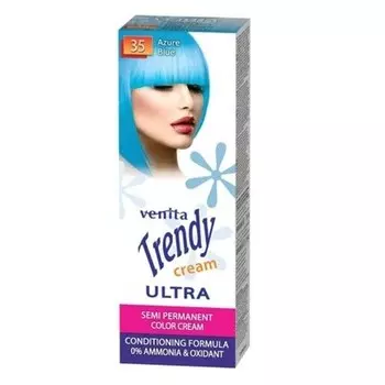 VENITA Trendy Cream Кремовая краска для волос Тонер 35 Lazurow