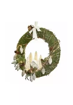 Венок Нортгемптон зеленый/белый Loberon, grn/ wei