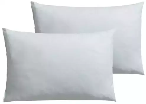 Вентилятор. Комфортная для сна подушка из микрофибры "Pillow Parade", чехол: 100% хлопок, (2 шт.), подушка по периметру в накопительном наборе F.a.n. Schlafkomfort 80х80 см, светло-синий