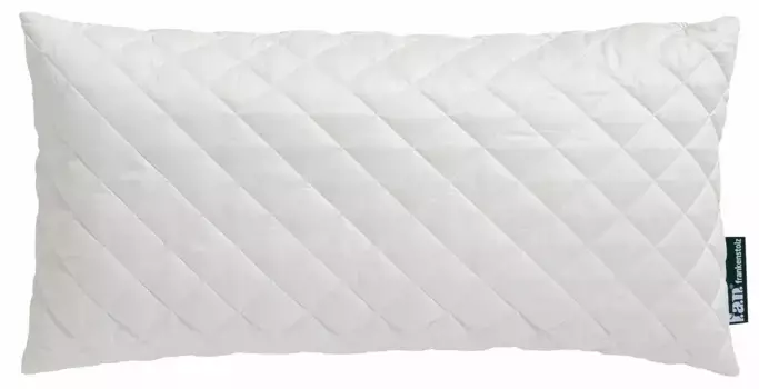 Вентилятор. Комфортная подушка для сна из натуральных волос "Baby Alpaca" F.a.n. Schlafkomfort 80х80 см, белый