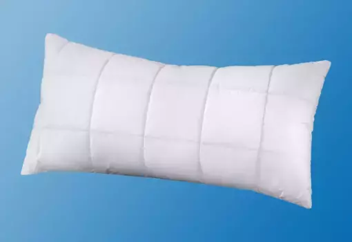 Вентилятор. Комфортная подушка для сна из синтепона "Greenfirst", чехол: 100% хлопок, (1 шт.) F.a.n. Schlafkomfort 80х80 см, белый