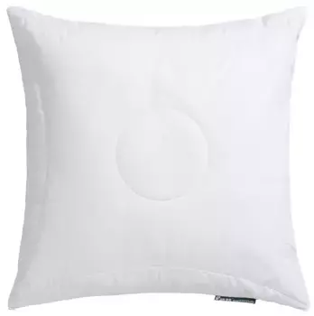 Вентилятор. Комфортная подушка из синтетического волокна "Wellness Line", (1 шт.), для хорошего сна F.a.n. Schlafkomfort 80х80 см, белый