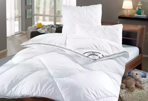 Вентилятор. Комфортное спальное одеяло из микрофибры "Climacontrol II F.a.n. Schlafkomfort 135х200 см, белый