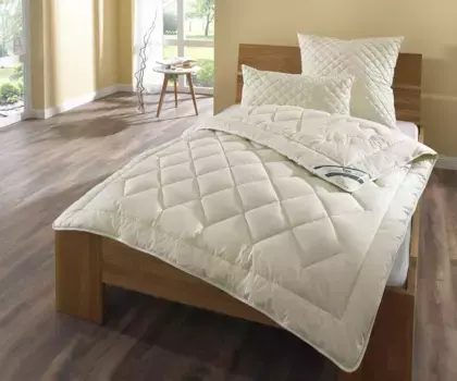 Вентилятор. Комфортное спальное одеяло из натурального волоса "Гоби F.a.n. Schlafkomfort 135х200 см, цвет natur