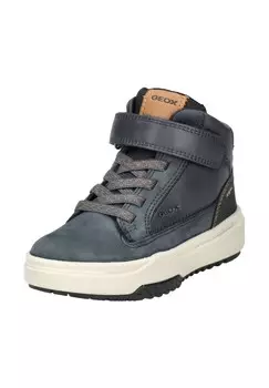 Veolurs/текстильные/синтетические ботильоны GEOX, цвет Navy/schwarz