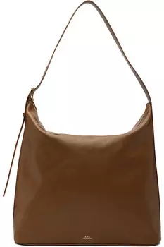 Вера большая сумка A.P.C., цвет caramel