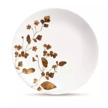 Vera Wang Jardin тарелка плоская 20 см Wedgwood, белое золото