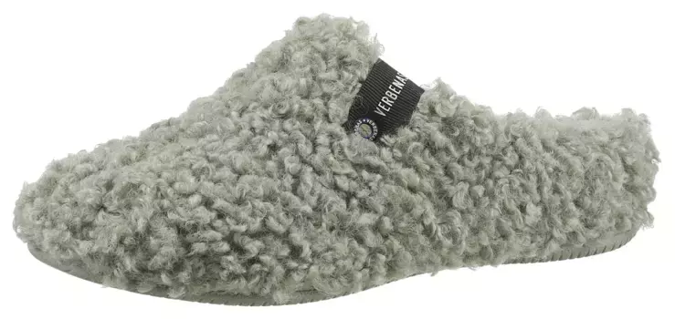 VERBENAS тапочки, тапочки, домашние тапочки, сабо в уютном виде, зеленый