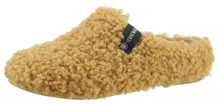 VERBENAS тапочки, тапочки, домашние тапочки, сабо в уютном виде, цвет Ocker