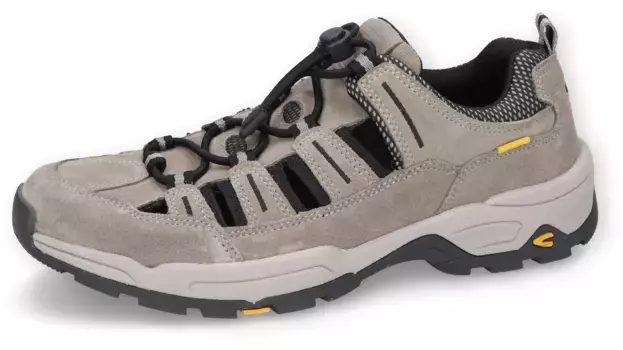 Верблюжьи тапочки для активного отдыха, трекинговые сандалии, летняя обувь, обувь для отдыха на резинке Camel Active, серый