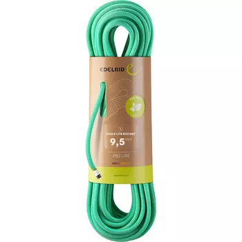 Веревка Eagle Lite Eco Dry 9,5 мм Edelrid, зеленый