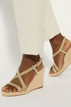 Веревочные кейласы на танкетке Dune London, желтый