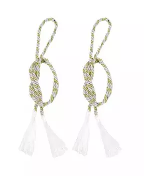 Веревочные подхваты для внутренних и наружных штор — золото — набор из 2 шт Sunnydaze Decor, золото