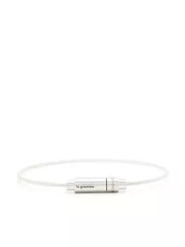 Веревочный браслет 9G Le Gramme, серебряный