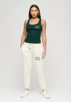 Верх ATHLETIC ESSENTIAL Superdry, темно-сосновый зеленый