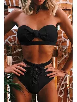 Верх бикини Angelsin Bikini-Oberteil, черный