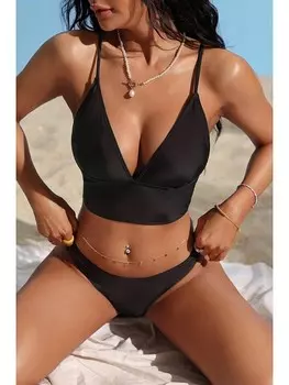 Верх бикини Angelsin Bikini-Oberteil, черный