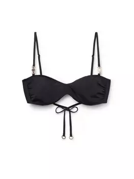 Верх бикини-балконет CALZEDONIA, черный