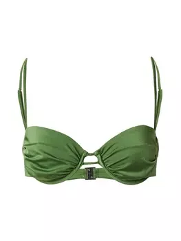 Верх бикини-балконет EDITED Silvana, зеленый