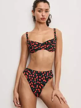 Верх бикини балконет Good American, черный