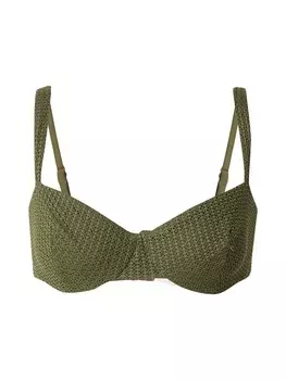 Верх бикини-балконет Hunkemller Cairo, оливковый