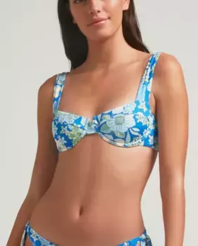 Верх бикини-балконет Sorrento со съемными поролоновыми подушечками и регулируемыми бретелями Robin Collection, мультиколор