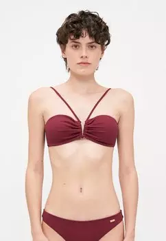 Верх бикини BANDEAU Copenhagen Studios, бургундия