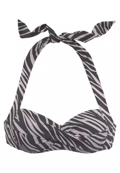 Верх бикини BANDEAU LASCANA, мультиколор