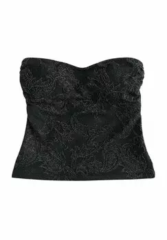 Верх бикини BANDEAU TANKINI Next, черный