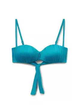 Верх бикини бандо CALZEDONIA, синий