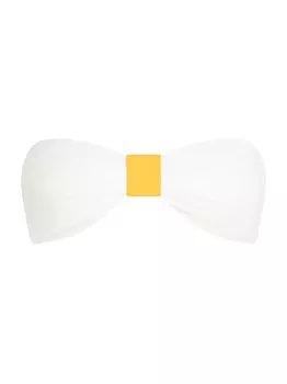 Верх бикини-бандо Capri с цветными блоками Valimare, белый