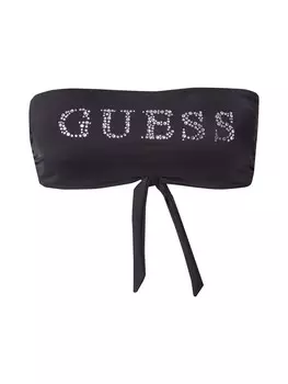 Верх бикини бандо GUESS, черный