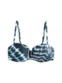 Верх бикини бандо Next, цвет Navy/Smoke blue