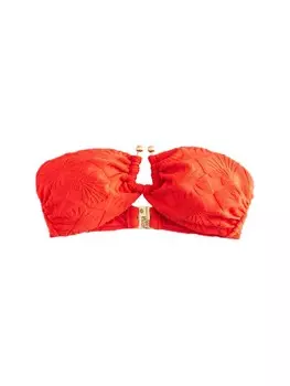 Верх бикини бандо Next, цвет Orange red