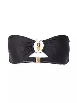 Верх бикини бандо Seafolly, черный