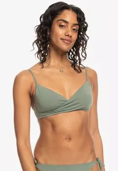 Верх бикини BEACH CLASSICS WRAP Roxy, цвет agave green