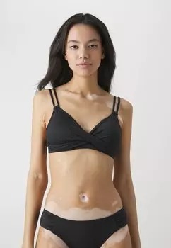 Верх бикини BEACH CLUB SOLIDS Lauren Ralph Lauren, черный