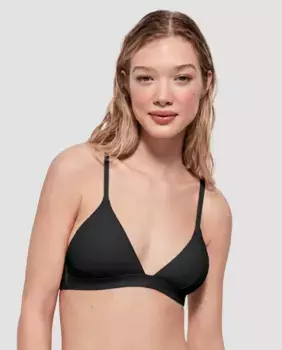 Верх бикини без косточек и съемной пены Gisela, черный