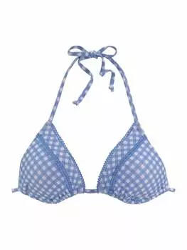 Верх бикини Buffalo, цвет hellblau/kariert