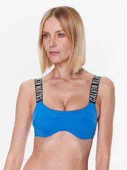 Верх бикини Calvin Klein, синий