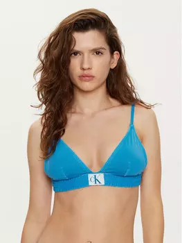 Верх бикини Calvin Klein Swimwear, синий