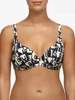 Верх бикини Chantelle Oberteil, цвет dunkelblau/wei