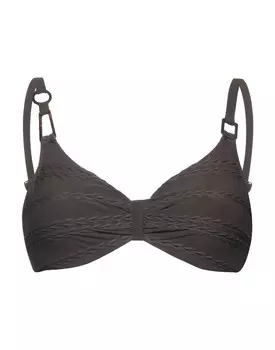 Верх бикини Chantelle, темно-коричневый