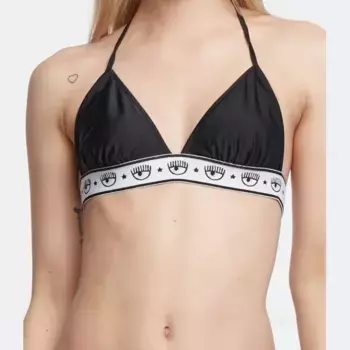 Верх бикини Chiara Ferragni, черный