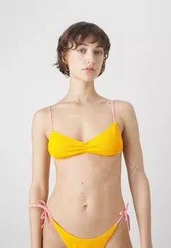 Верх бикини CRINKLES Tommy Jeans, оранжевый