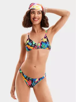 Верх бикини Desigual, мультиколор