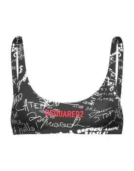 Верх бикини Dsquared2, черный