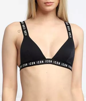 Верх бикини Dsquared2, черный