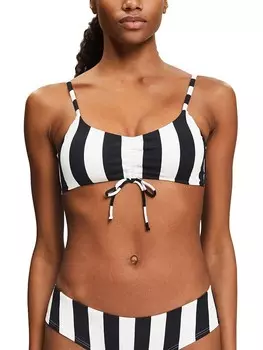 Верх бикини ESPRIT Oberteil, черный/белый