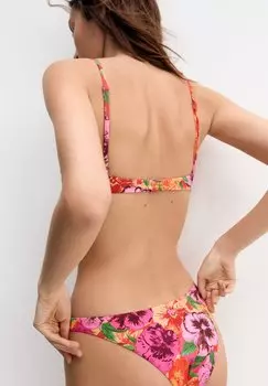 Верх бикини Floral PULL&BEAR, оранжевый